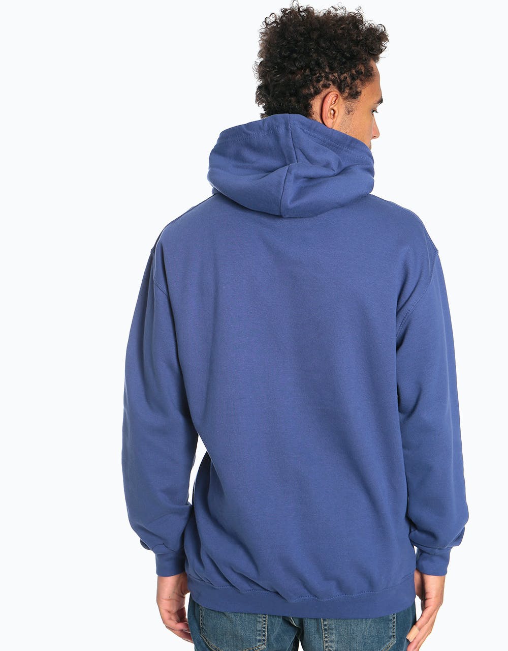 Route One Heavy Pullover Hoodie - Denim Blue