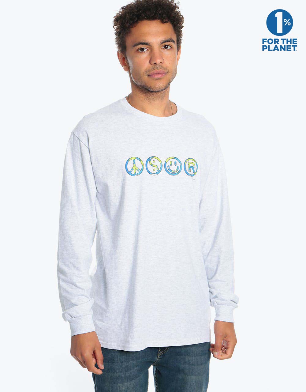 Route One Symbolism Long Sleeve T-Shirt - Ash
