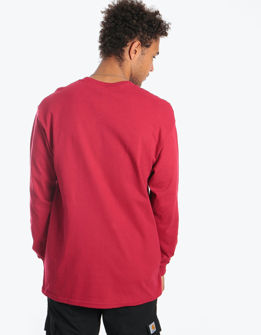 Route One Roses Long Sleeve T-Shirt - Cardinal Red