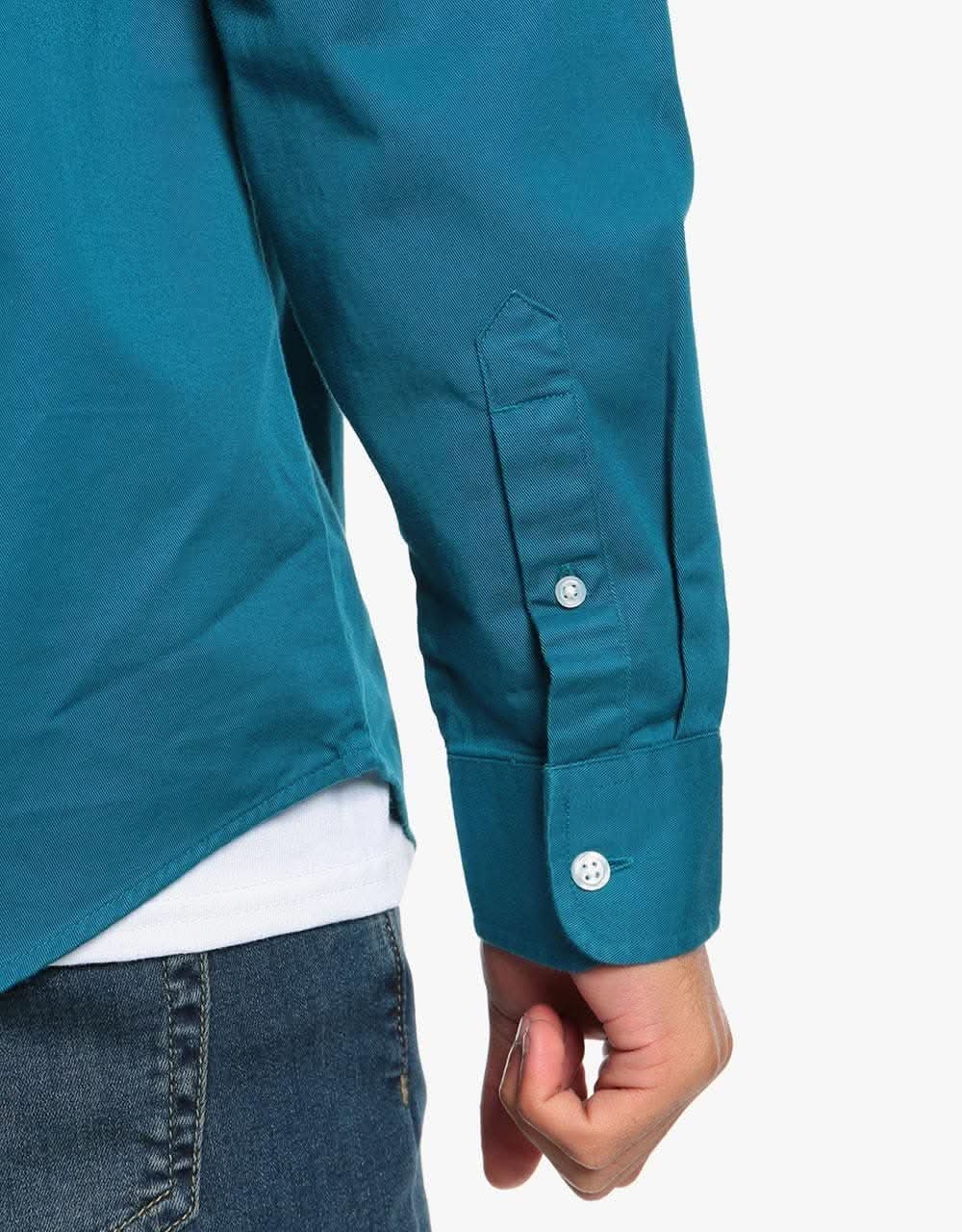 Carhartt WIP L/S Madison Shirt  - Moody Blue/Wax