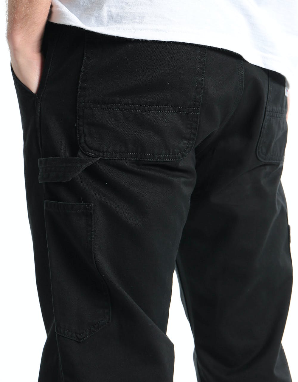 Carhartt WIP Ruck Single Knee Pant - Black (Stone Washed)