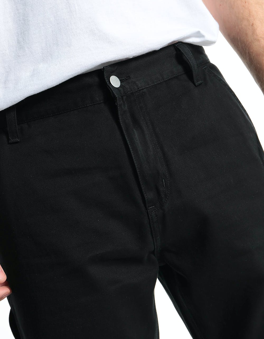Carhartt WIP Ruck Single Knee Pant - Black (Stone Washed)
