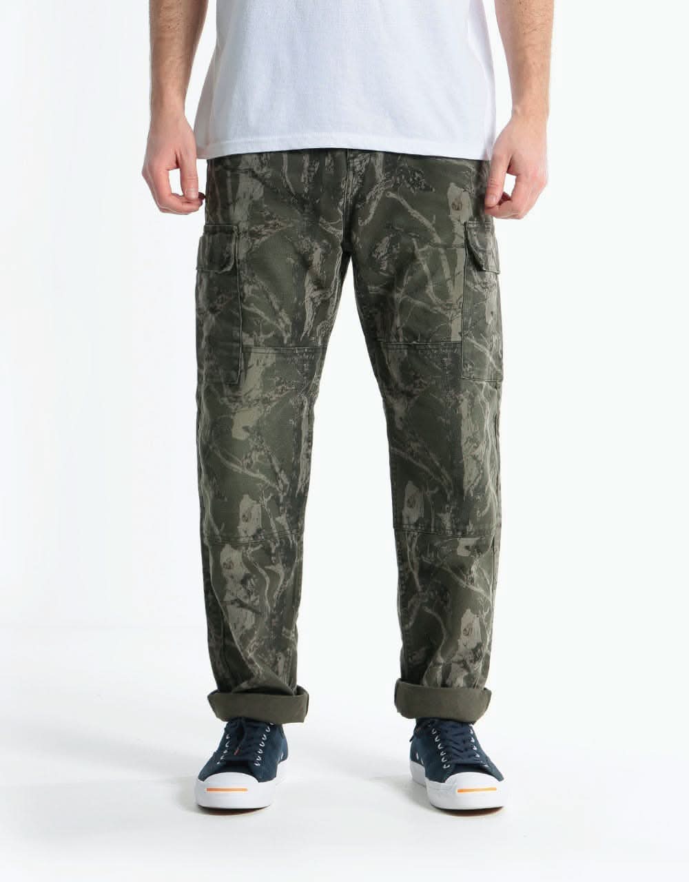 Carhartt WIP Keyton Cargo Pant - Camo Tree/Green (Aged Canvas)