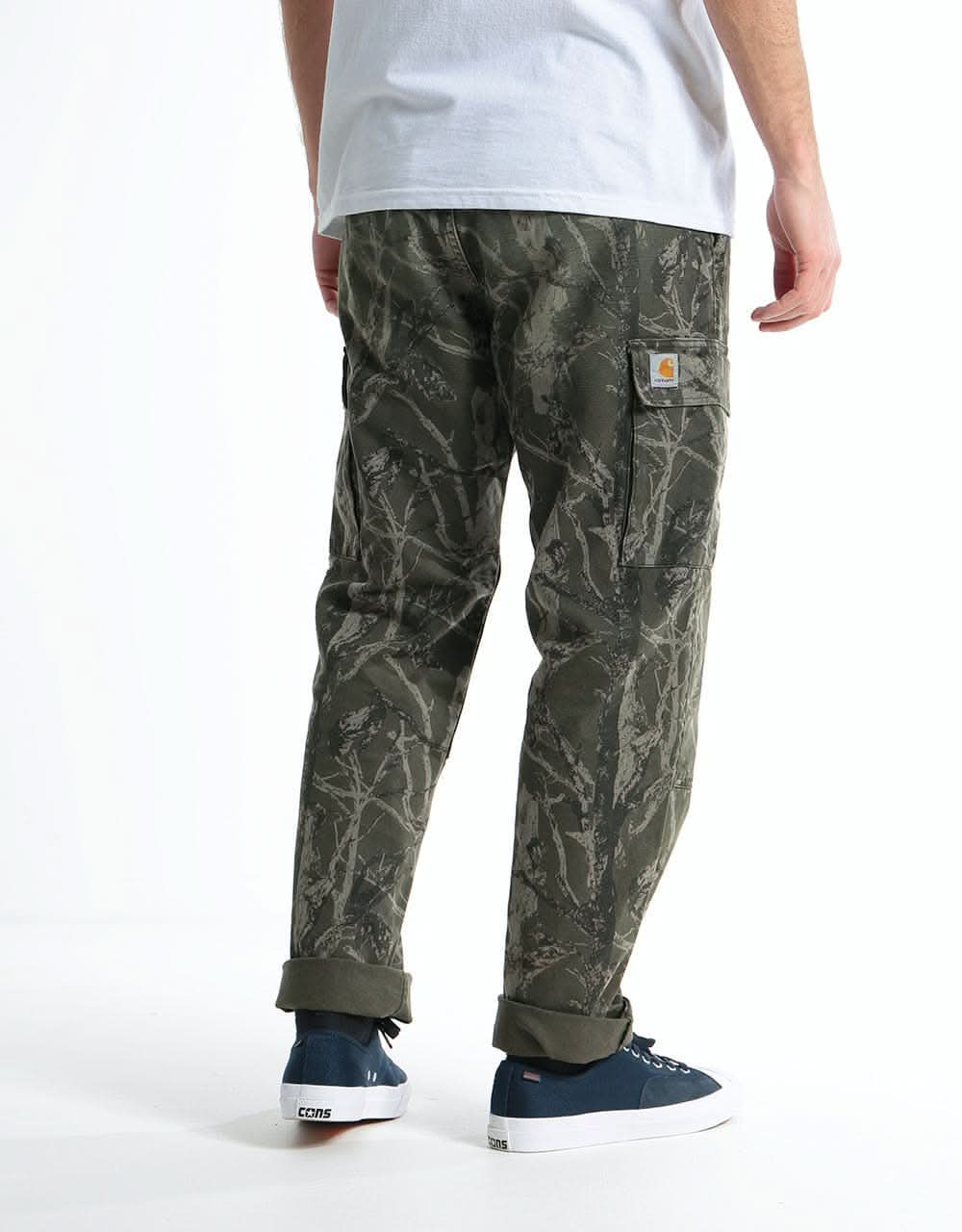 Carhartt WIP Keyton Cargo Pant - Camo Tree/Green (Aged Canvas)