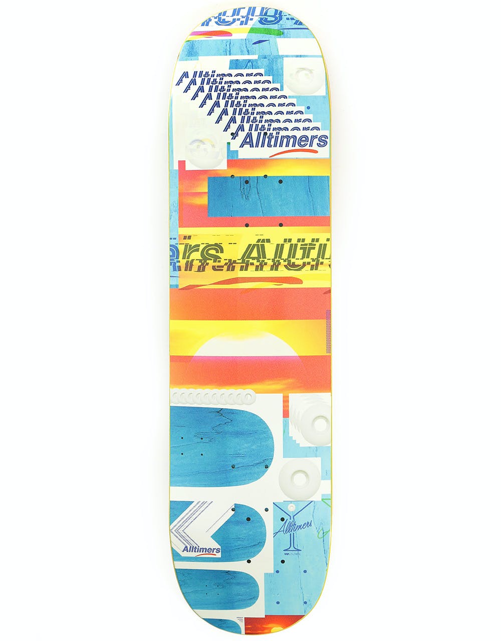 Alltimers Glitch Skateboard Deck - 8.1"