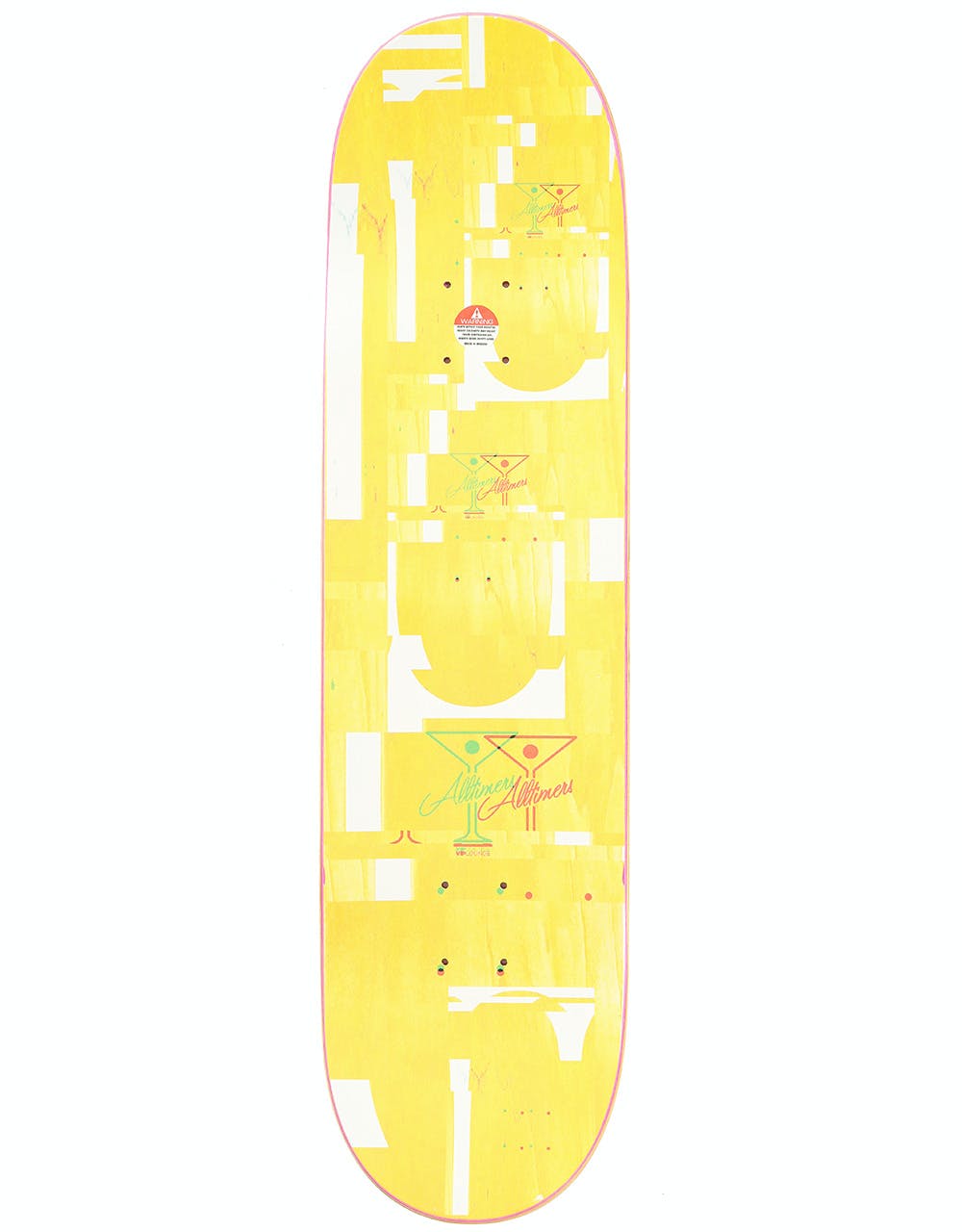 Alltimers Glitch Skateboard Deck - 8.5"