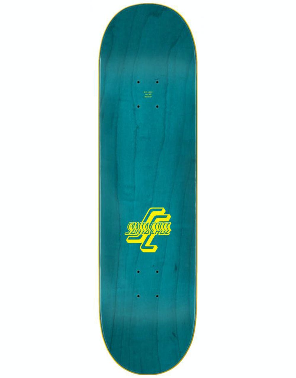 Santa Cruz Glitch Hand 'Wide Tip' Skateboard Deck - 8.25"