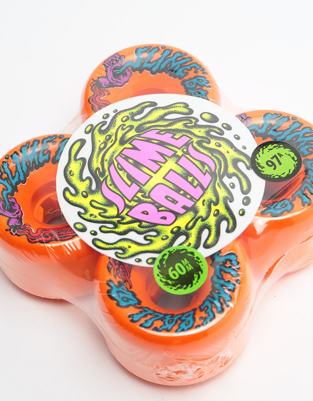 Santa Cruz Slime Balls Vomits 97a Skateboard Wheel - 60mm