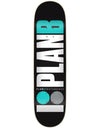 Plan B Team OG Teal Skateboard Deck - 8.25"