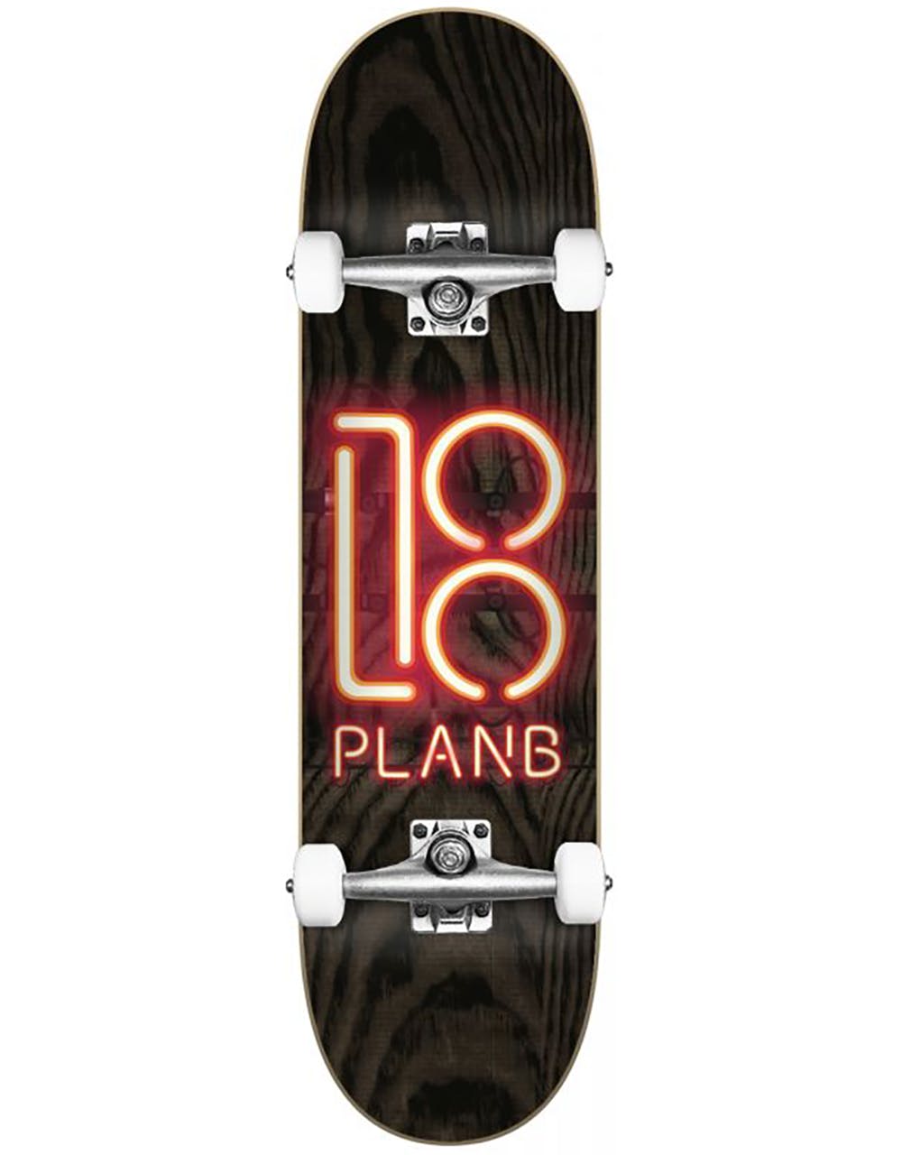 Plan B Team Neon Sign Complete Skateboard - 8"