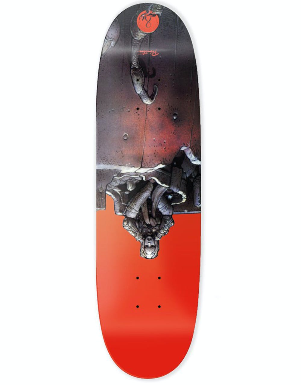 Primitive x Moebius Primitive Anxiety Man Skateboard Deck - 9.125"