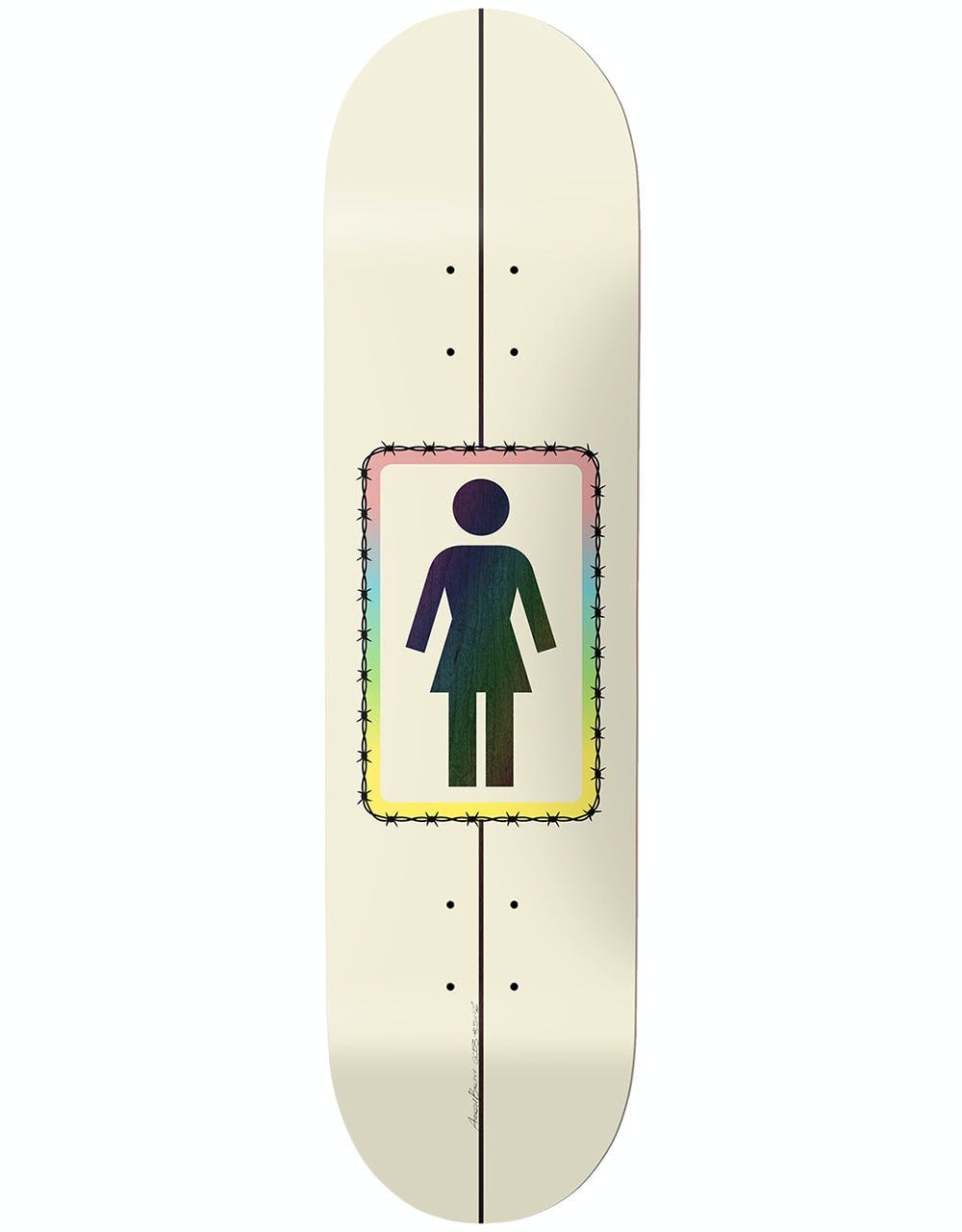 Girl Brophy Barbed Skateboard Deck - 8.5"