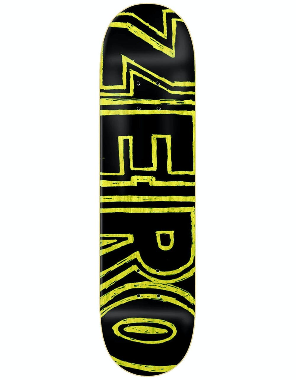 Zero Hand Drawn Bold Skateboard Deck - 8.25"