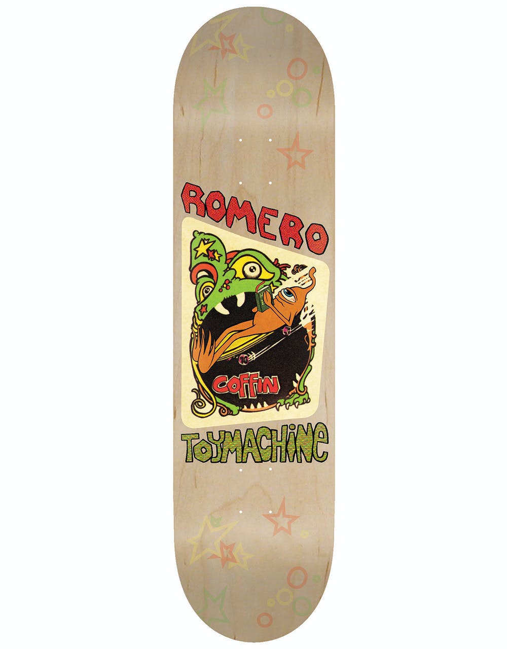 Toy Machine Romero Coffin Skateboard Deck - 8.38"