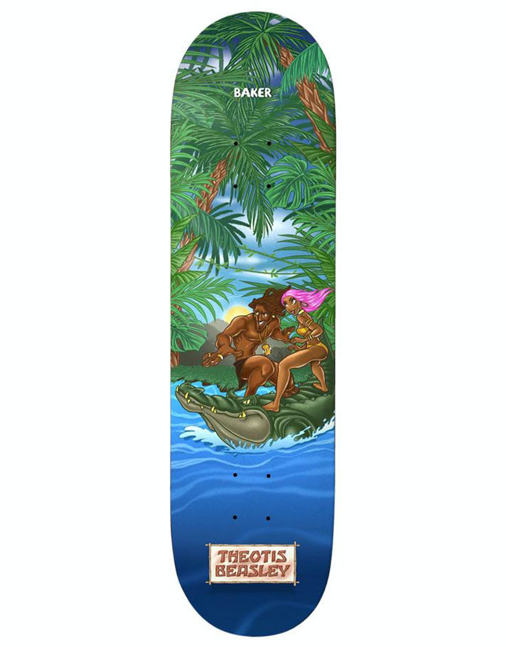 Baker Theotis Jungle Skateboard Deck - 8"