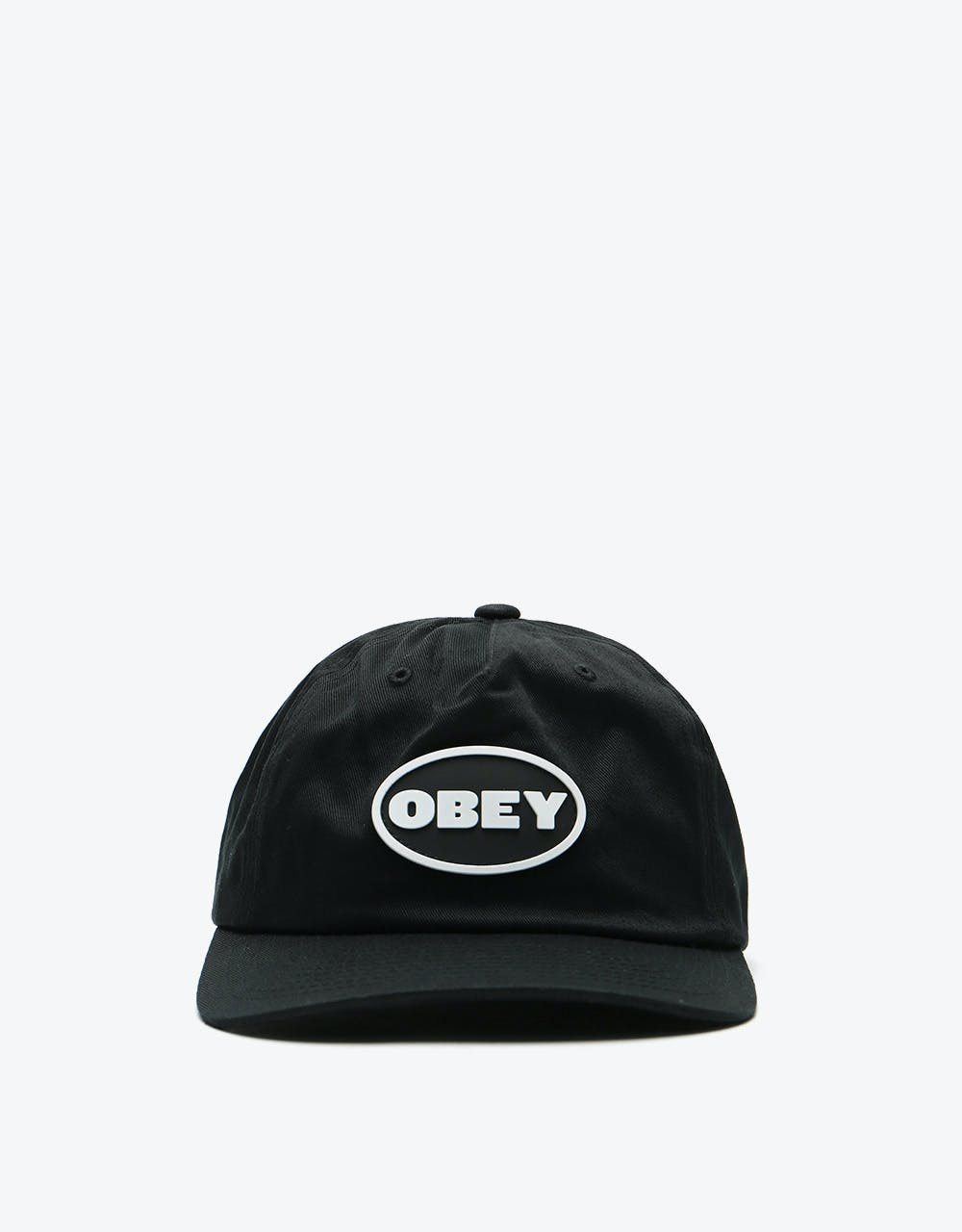 Obey Struggle Strapback Cap - Black