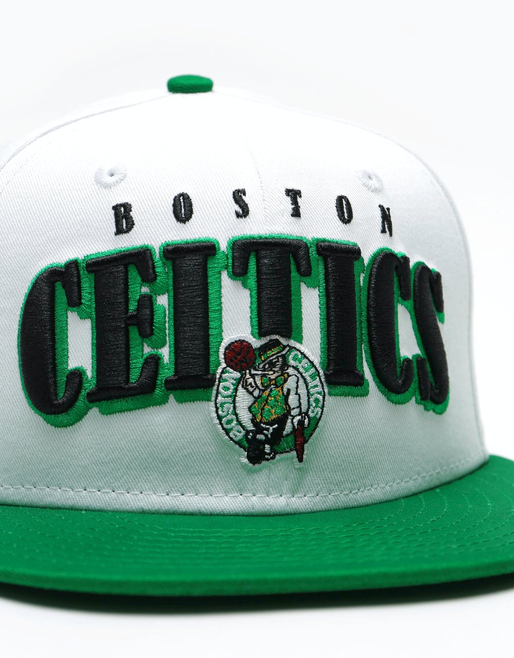 New Era 9Fifty Boston Celtics Retro Snapback Cap - White/Team