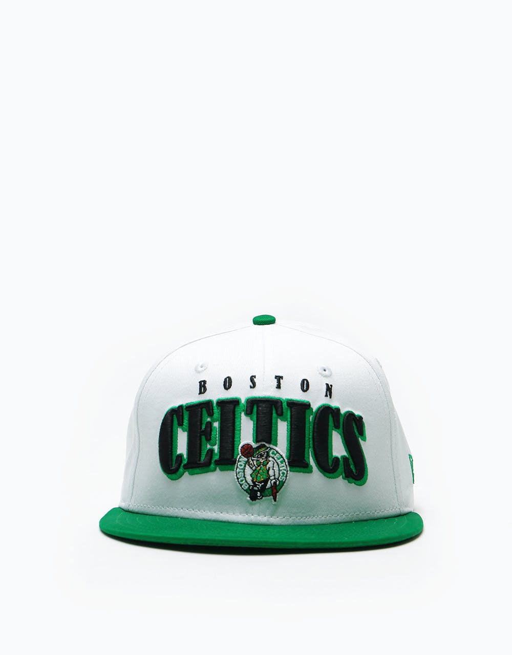 New Era 9Fifty Boston Celtics Retro Snapback Cap - White/Team