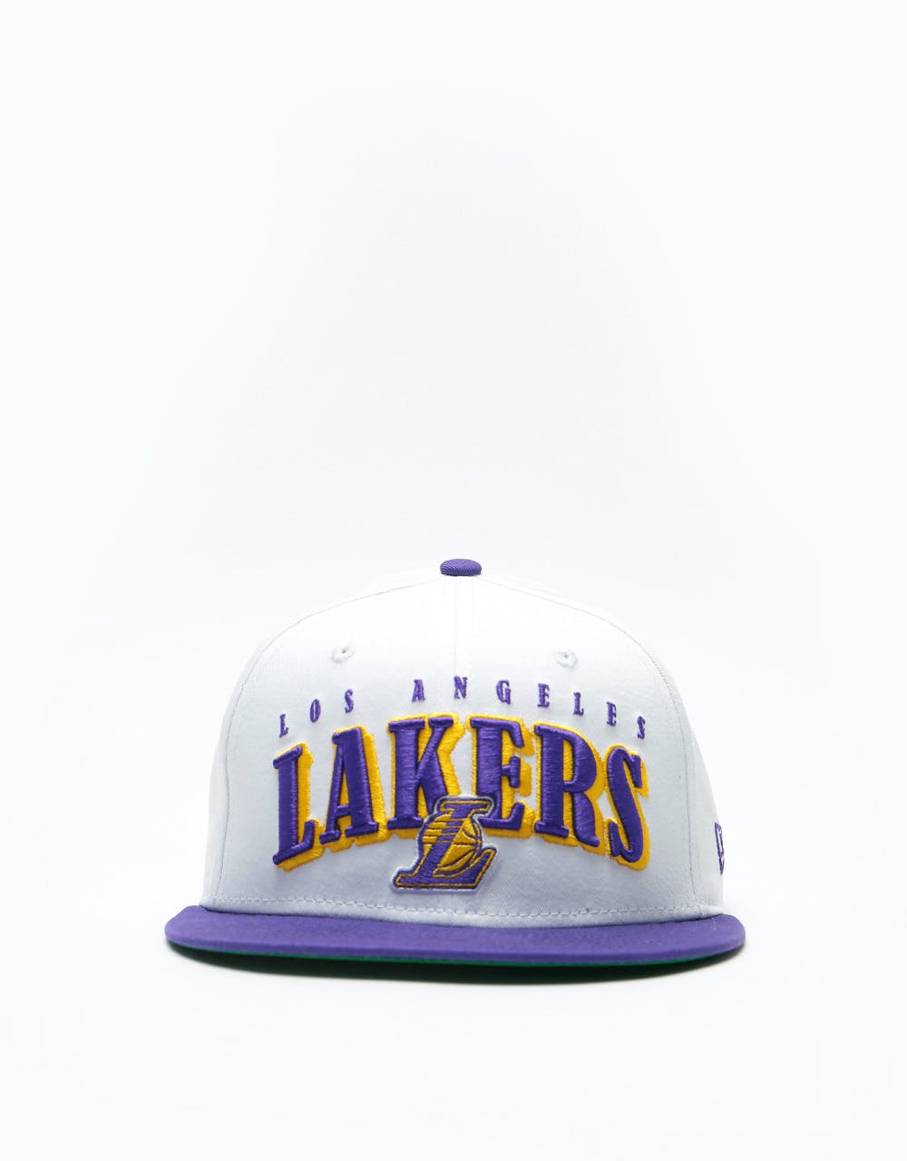 New Era 9Fifty LA Lakers Retro Snapback Cap - White/Team
