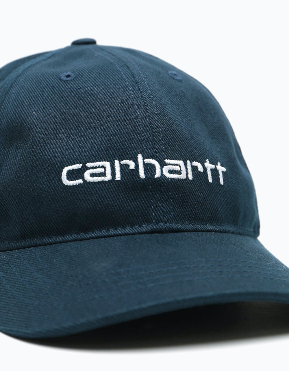 Carhartt WIP Carter Strapback Cap - Duck Blue/White
