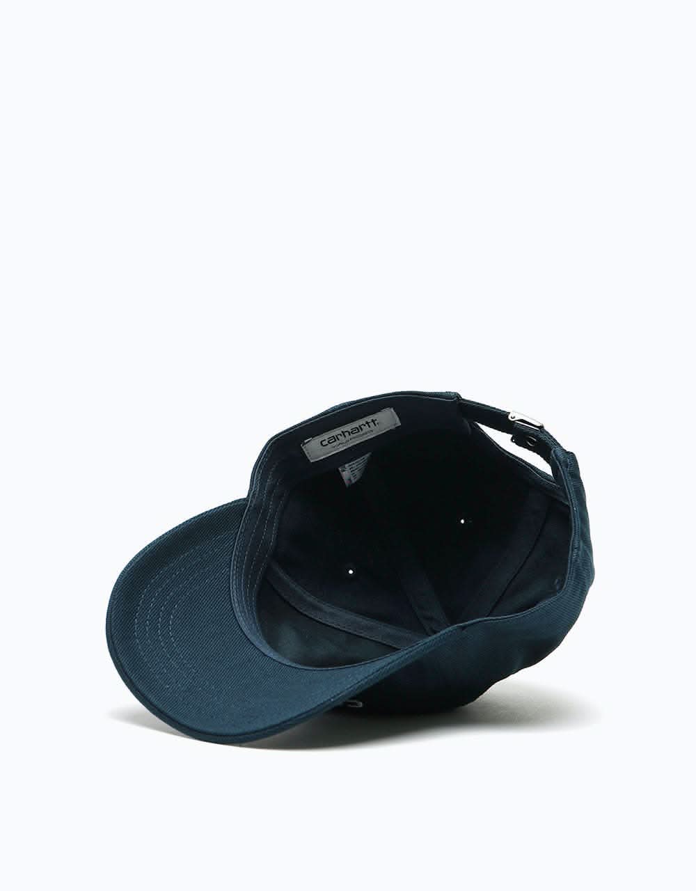 Carhartt WIP Carter Strapback Cap - Duck Blue/White