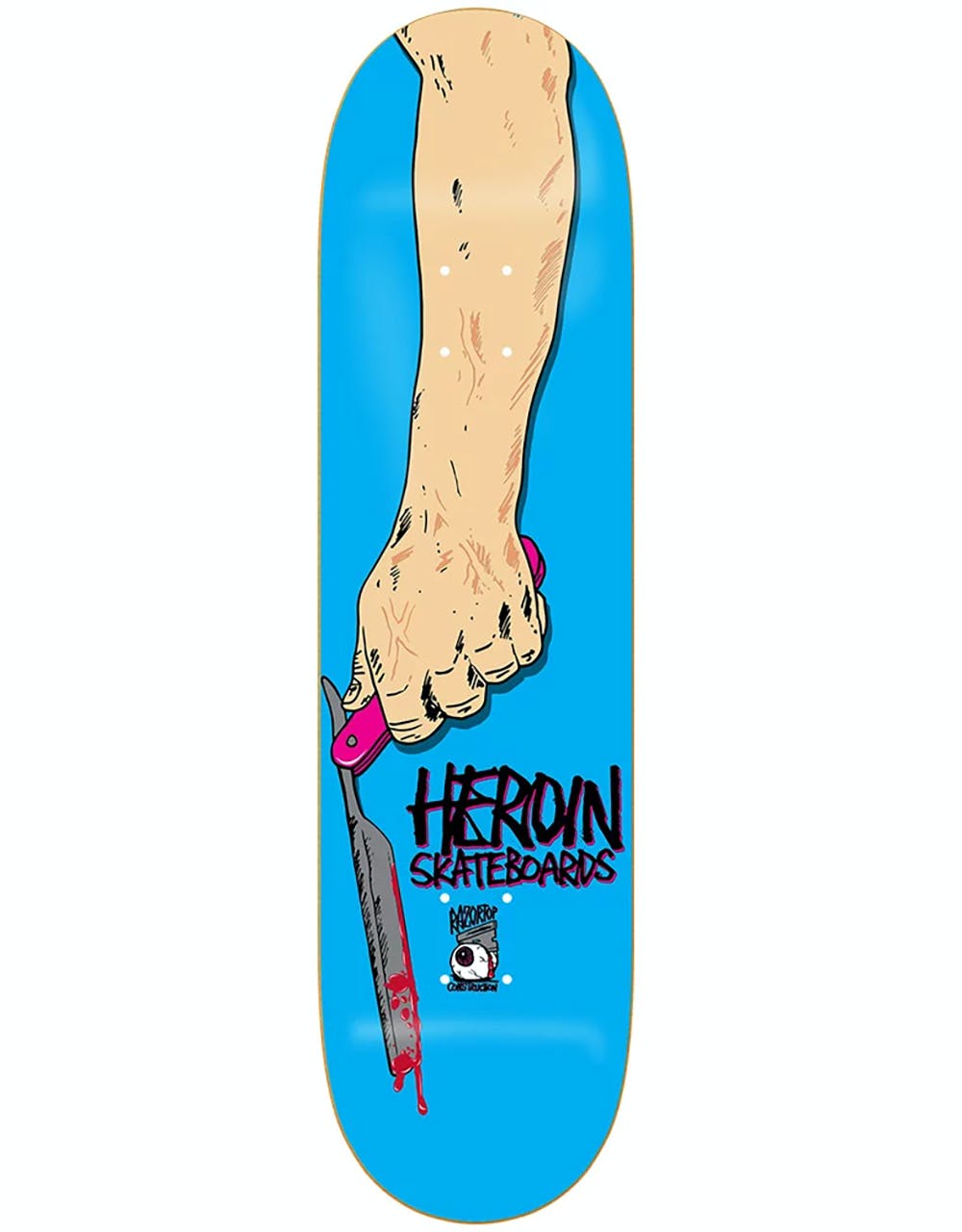 Heroin Razortop Skateboard Deck - 9.25"