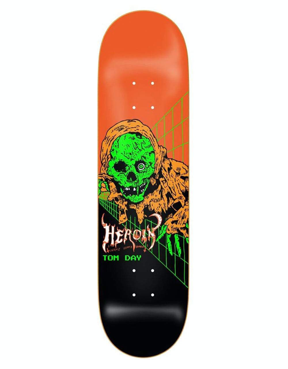 Heroin Day Videodrome Skateboard Deck - 8.5"