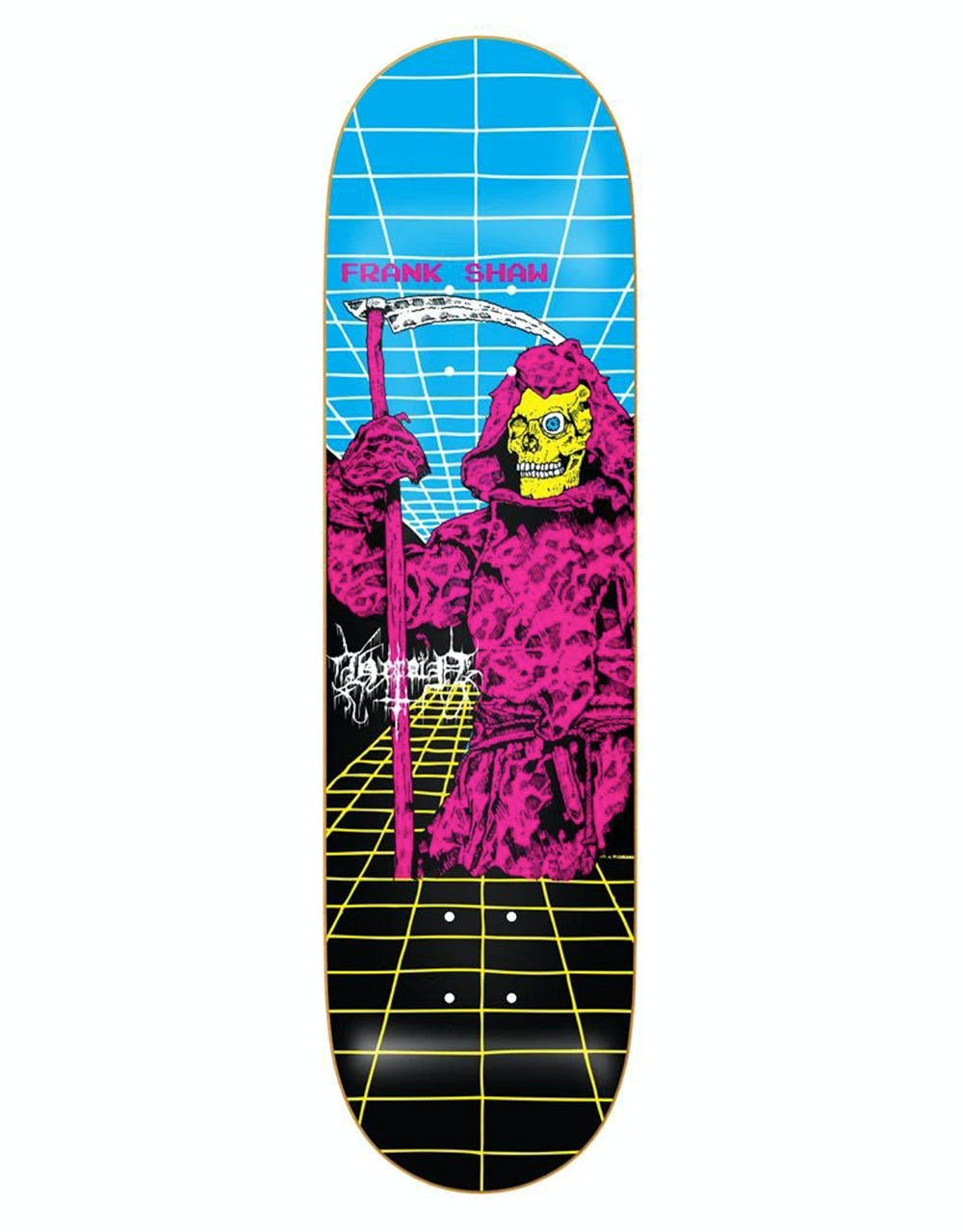 Heroin Shaw Videodrome Skateboard Deck - 8.75"
