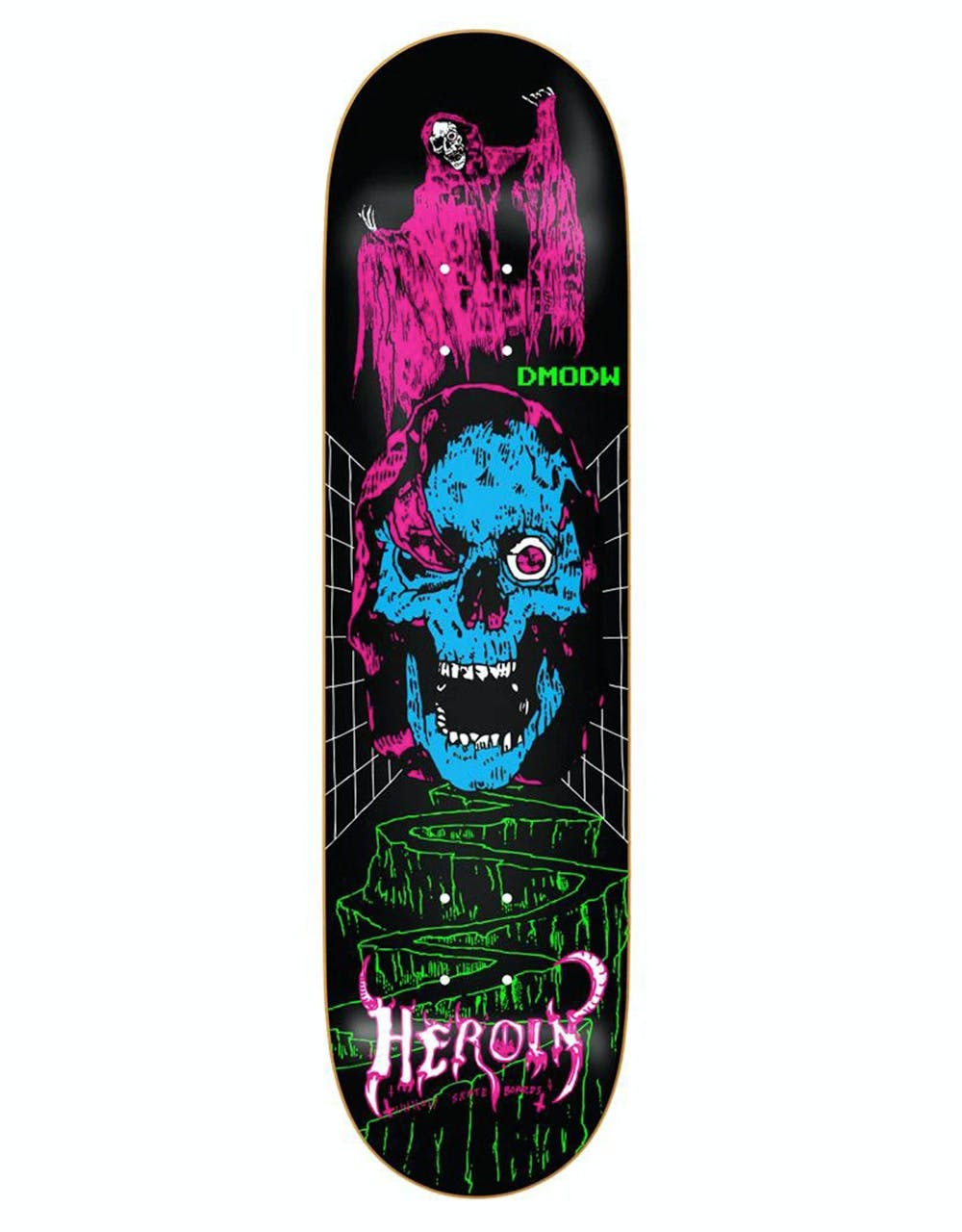 Heroin Deer Man of Dark Woods Videodrome Skateboard Deck - 9"