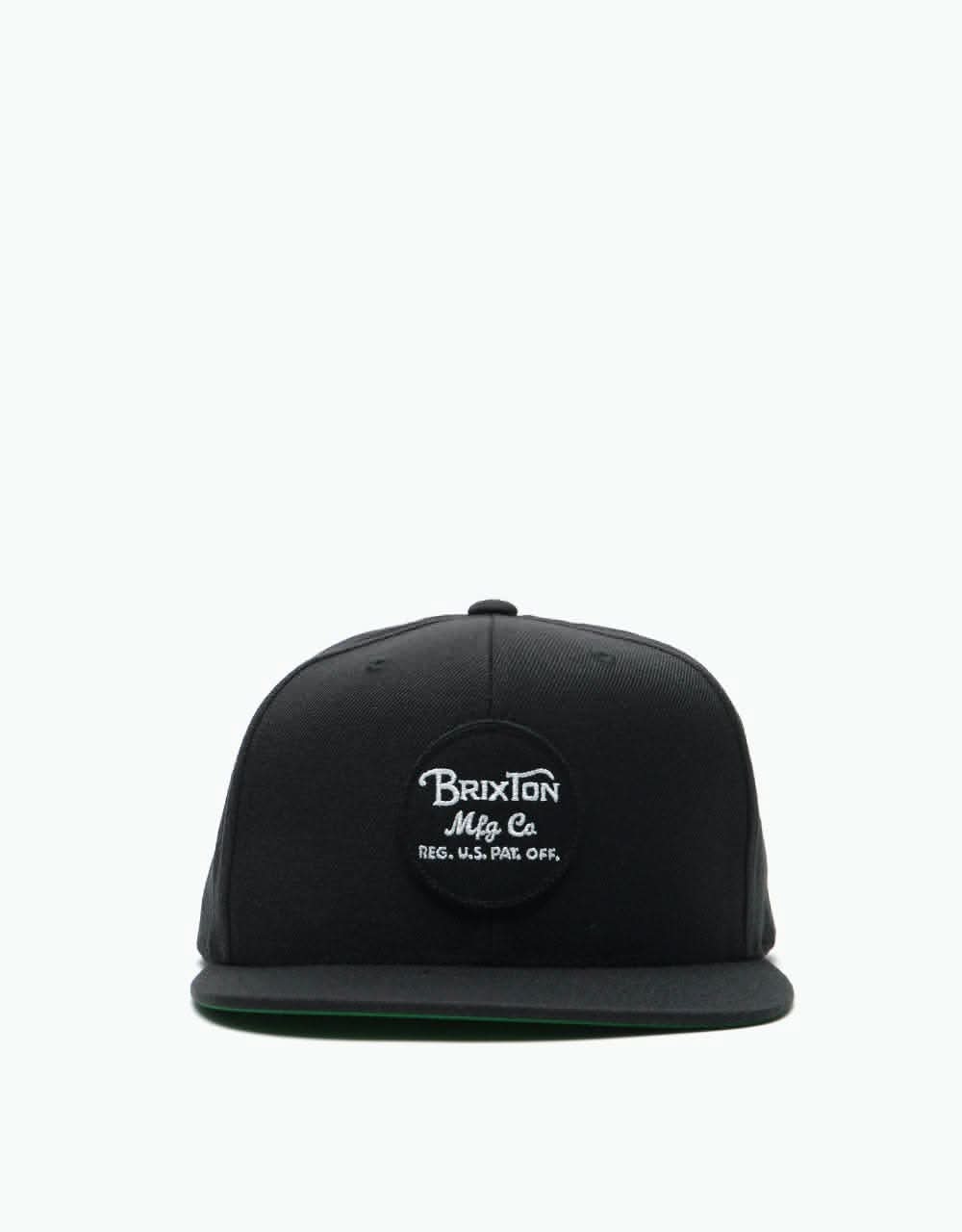 Brixton Wheeler Snapback Cap - Black