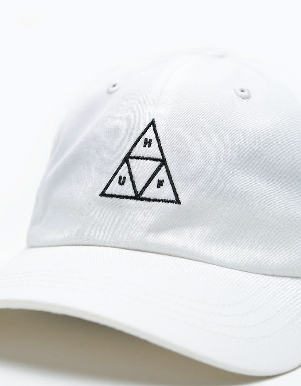 HUF Triple Triangle Curved Visor Cap - White
