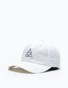 HUF Triple Triangle Curved Visor Cap - White