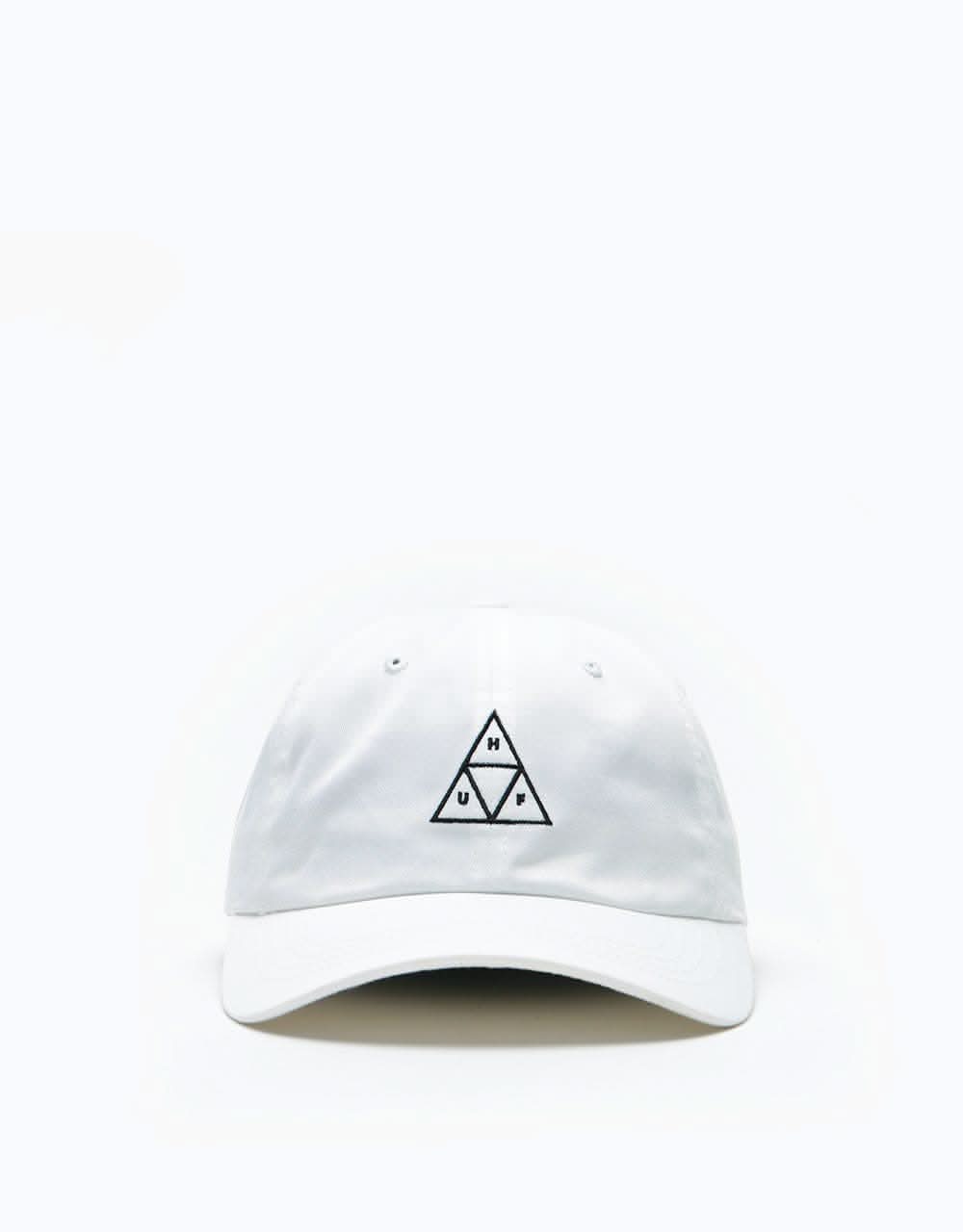 HUF Triple Triangle Curved Visor Cap - White