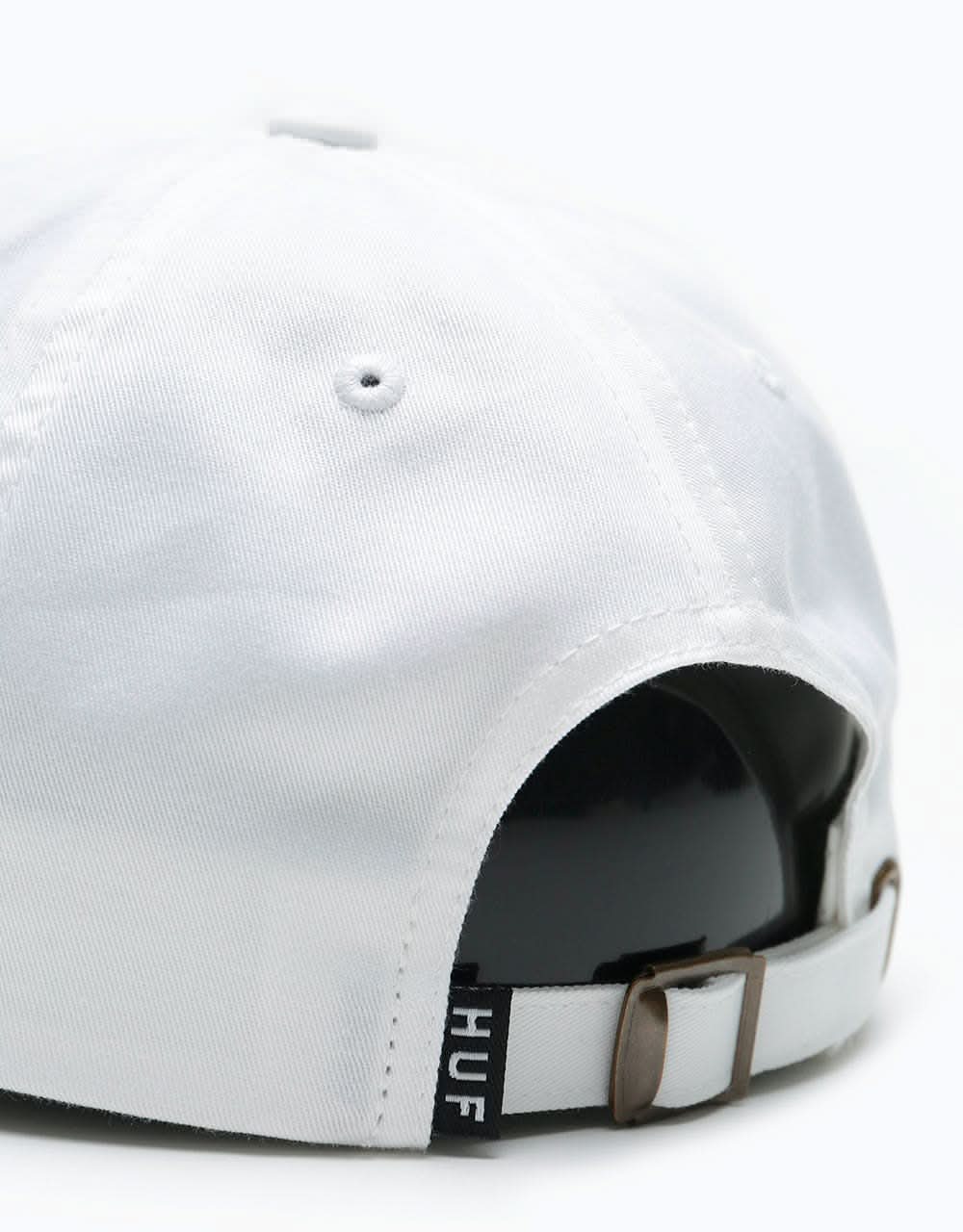 HUF Triple Triangle Curved Visor Cap - White