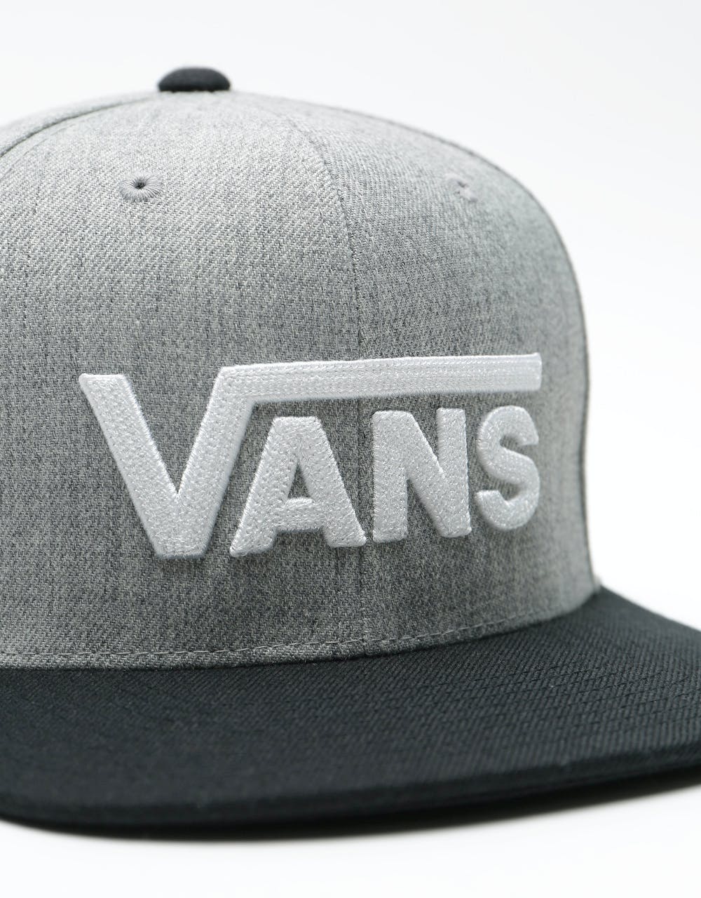 Vans Drop V II Snapback Cap - Heather Grey/Black