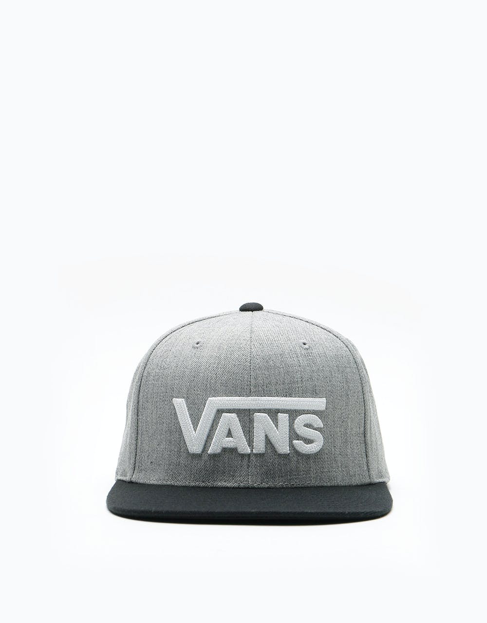 Vans Drop V II Snapback Cap - Heather Grey/Black