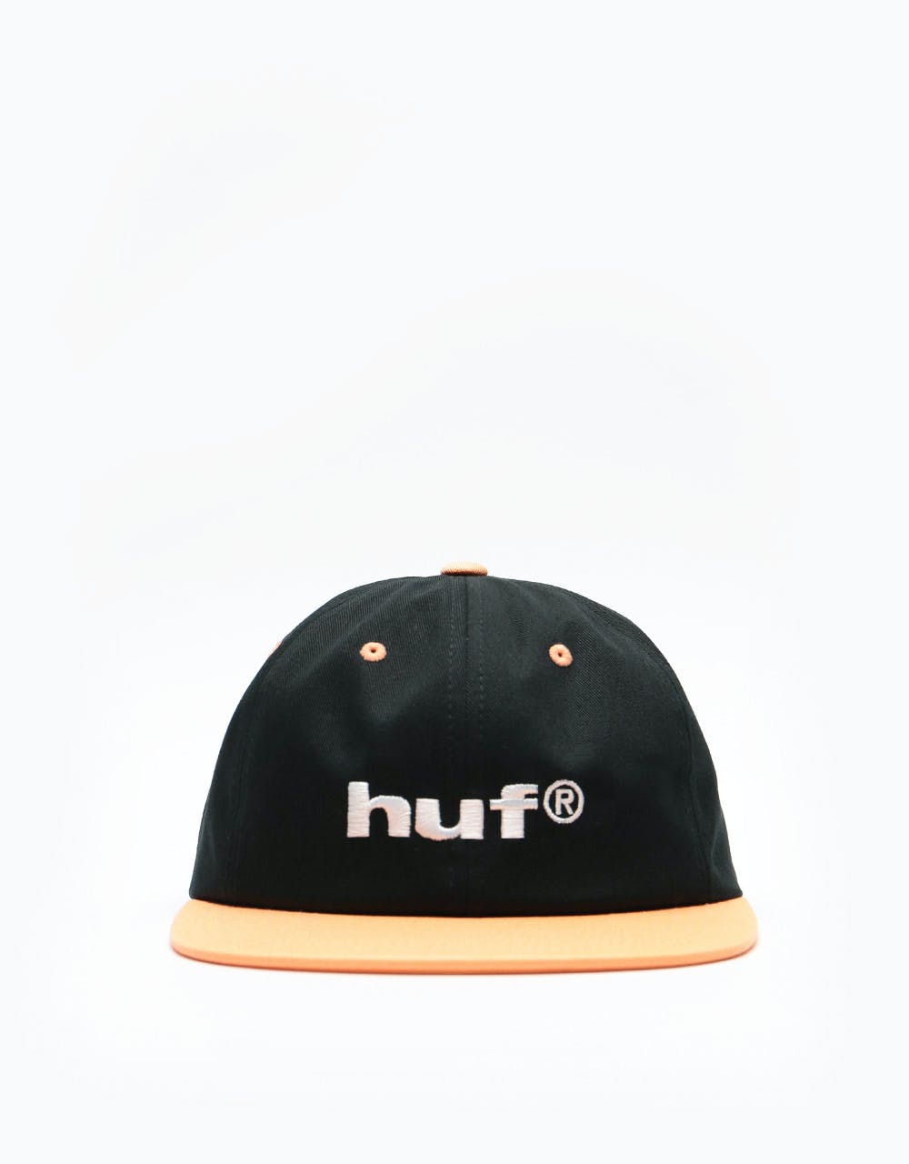 HUF 98 Logo 6 Panel Cap - Black