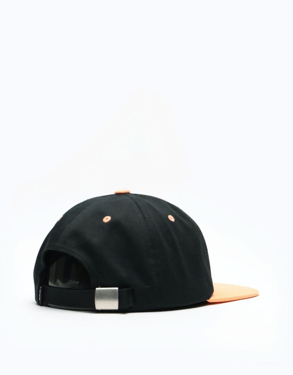 HUF 98 Logo 6 Panel Cap - Black