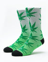 HUF Green Buddy Tiedye Plantlife Socks - Green