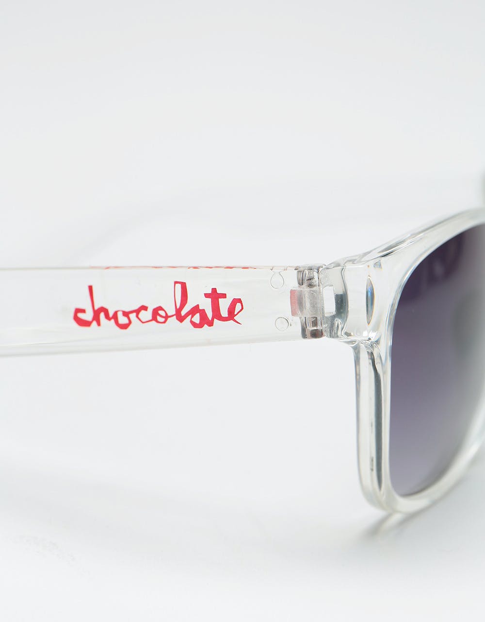 Chocolate Deluxe Chunk Sunglasses - Clear
