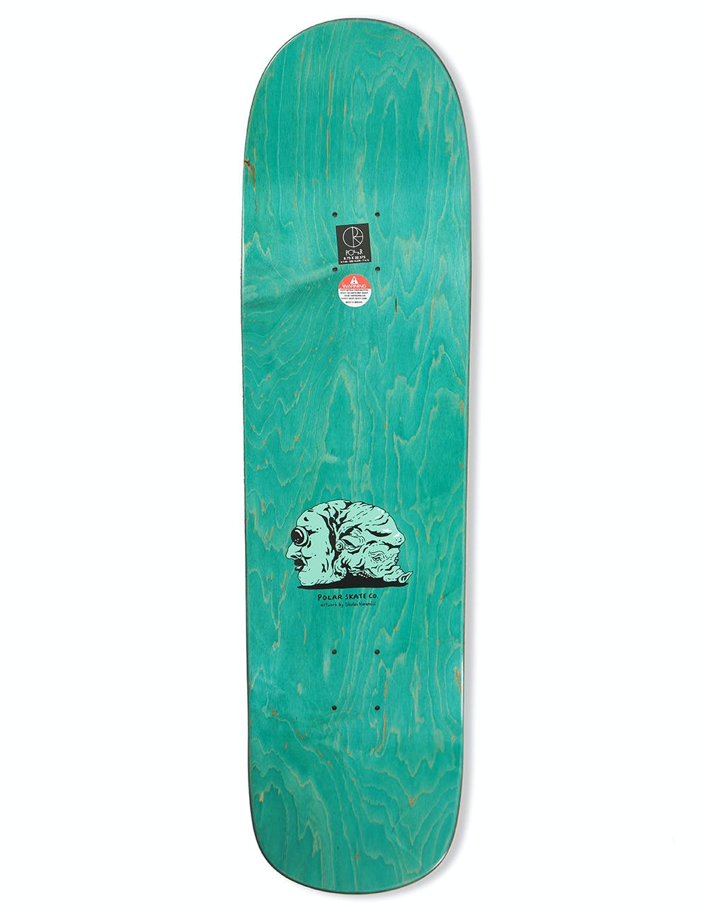 Polar Herrington Twin Head Skateboard Deck - P8 Shape 8.8"