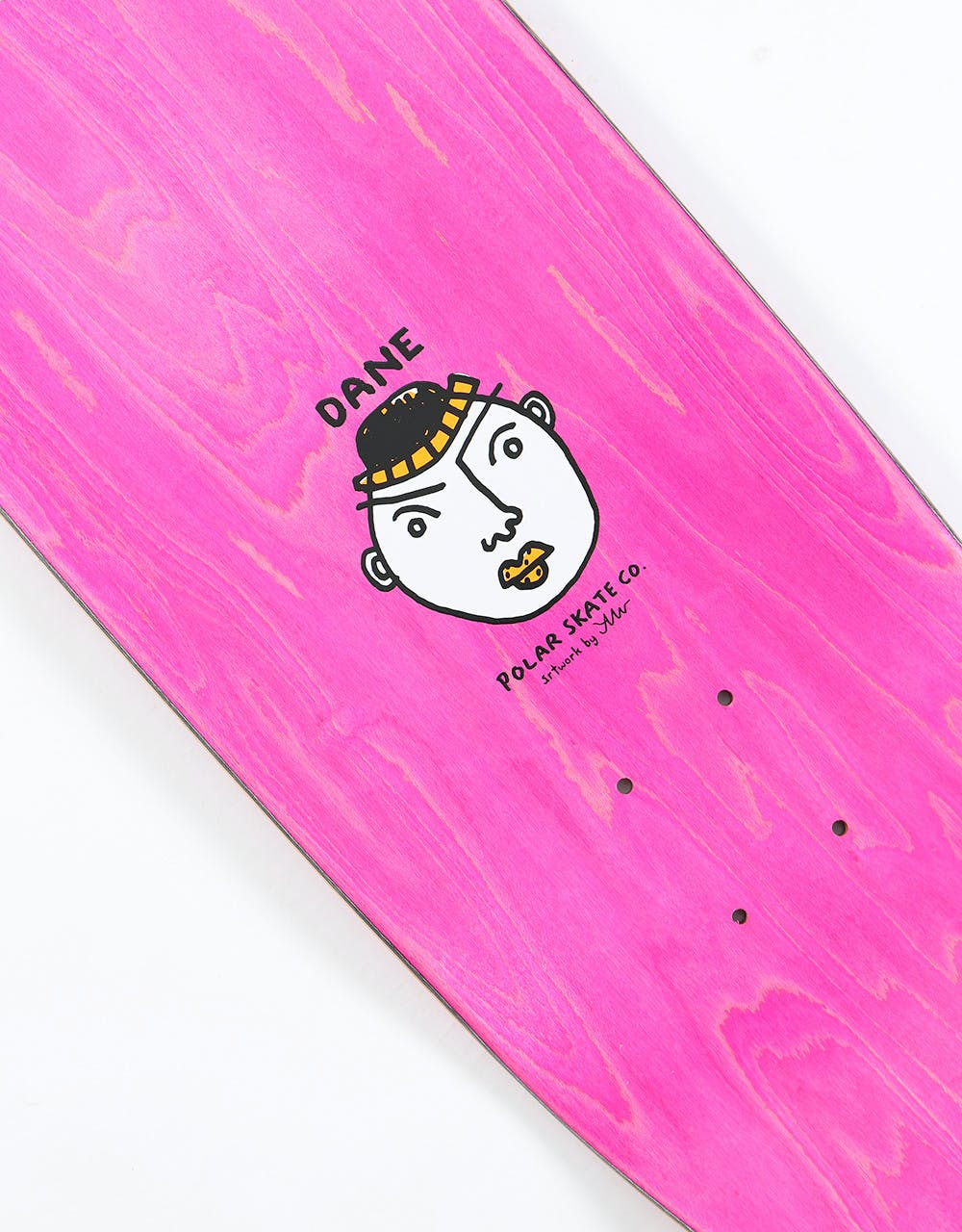 Polar Brady Portrait Skateboard Deck - FOOTBALL Shape 9.25"