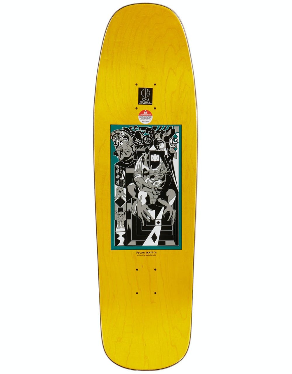 Polar Grund Legacy Skateboard Deck - 1992 Shape 9.25"