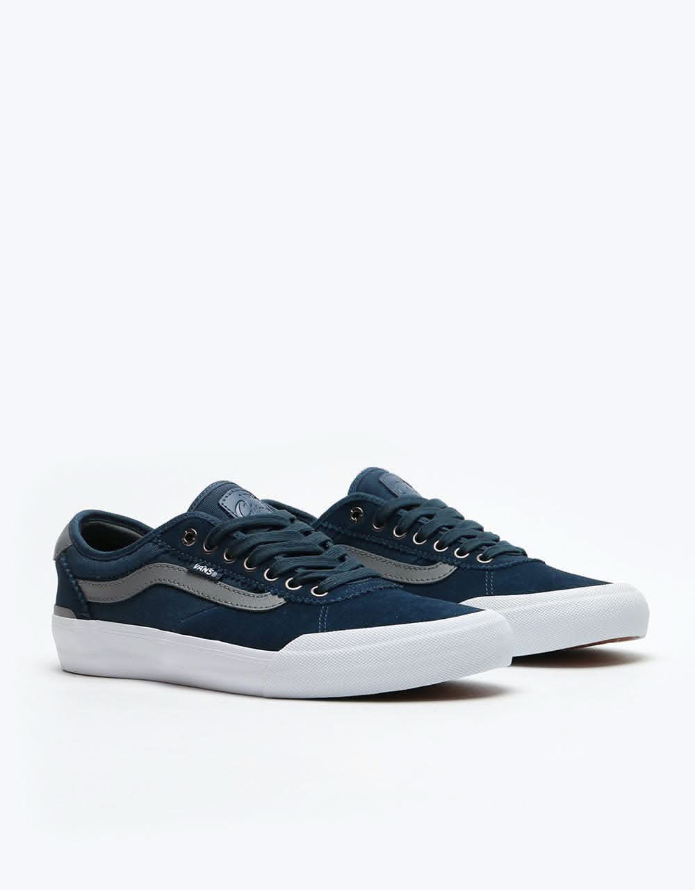 Vans Chima Pro 2 Skate Shoes - Dress Blues/Quiet Shade