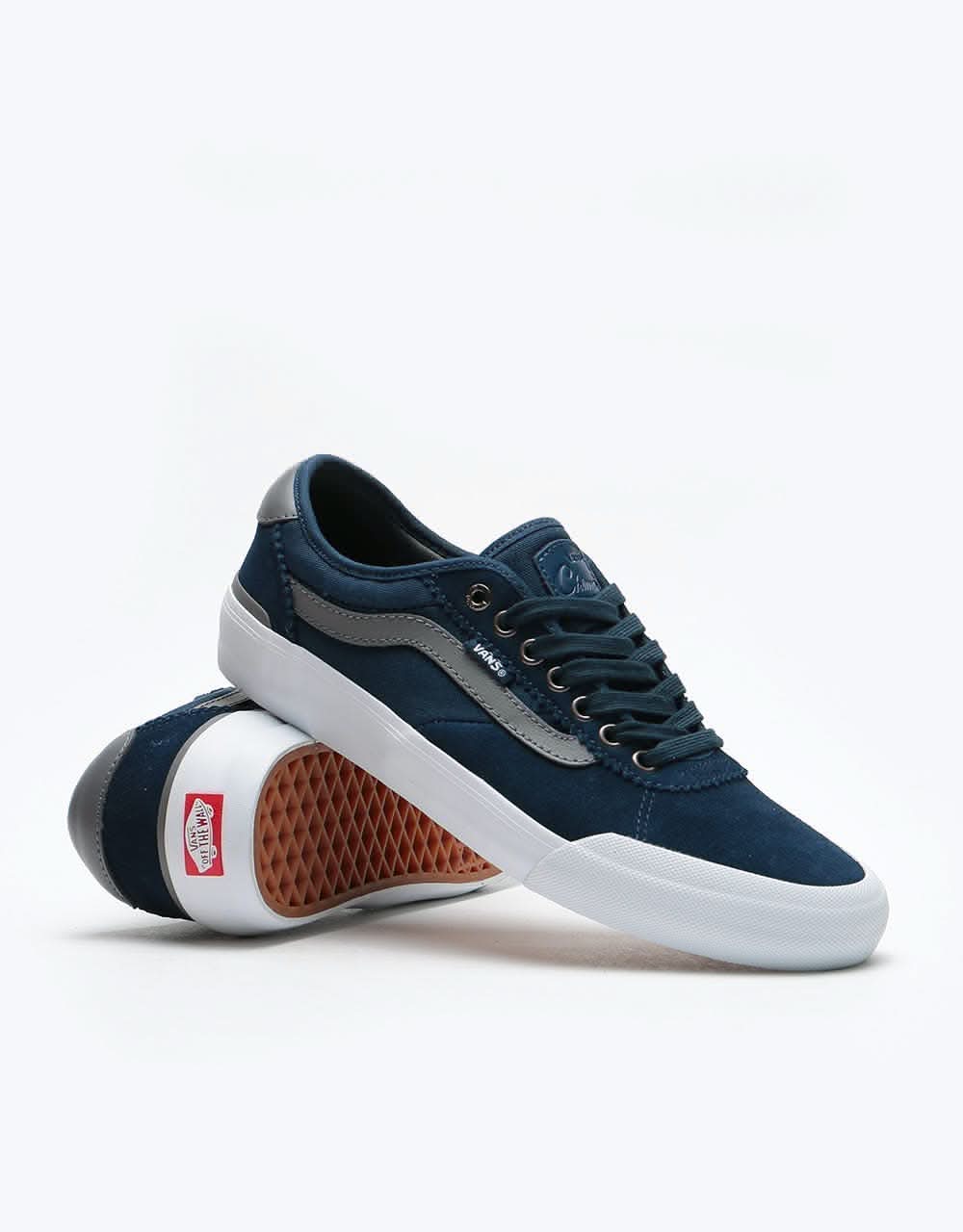 Vans Chima Pro 2 Skate Shoes - Dress Blues/Quiet Shade