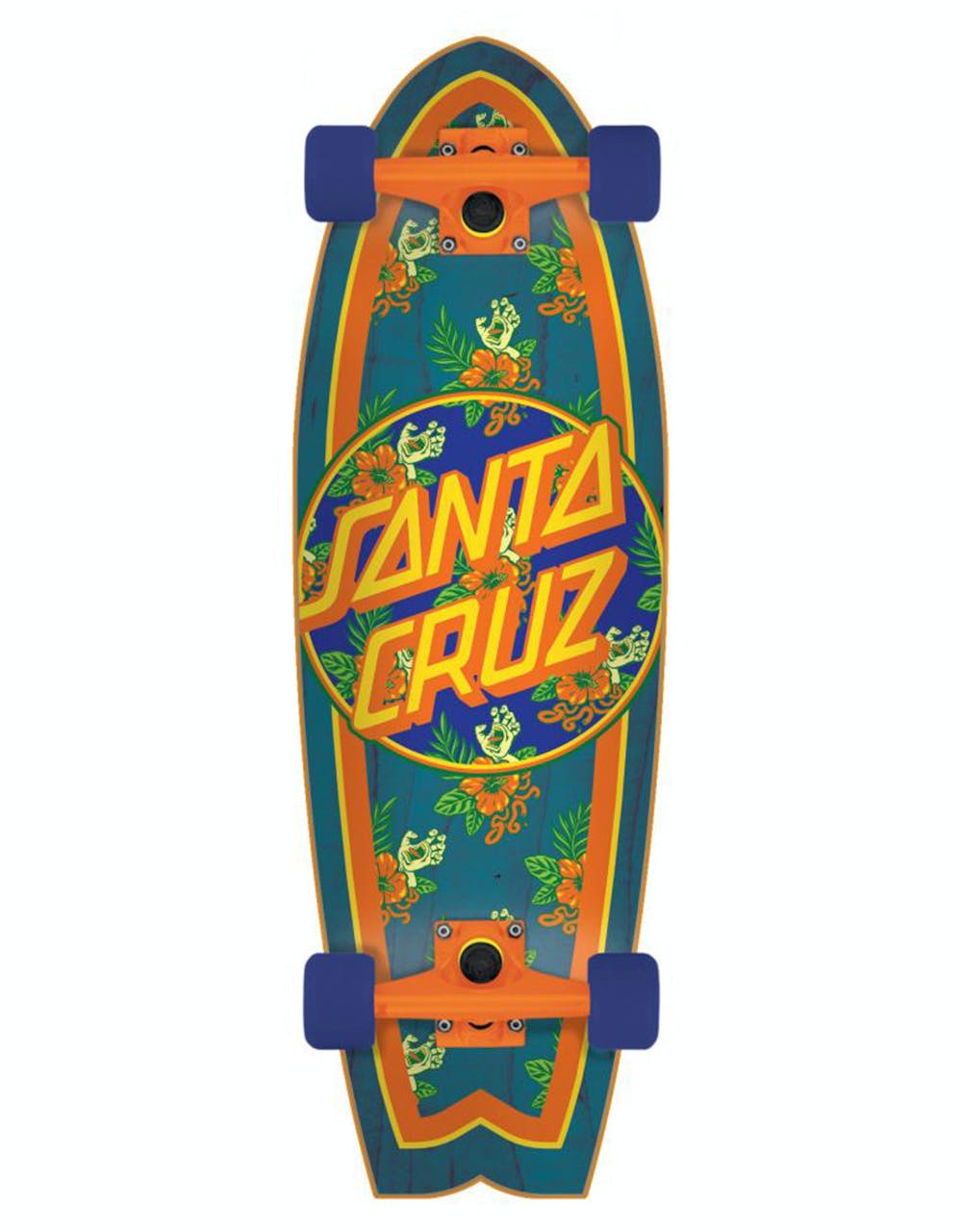 Santa Cruz Vacation Dot Shark Cruiser Skateboard - 8.8'' x 27.7''