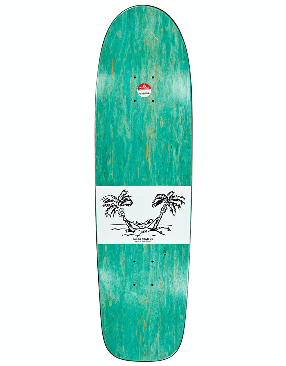 Polar Shin Freedom Skateboard Deck - SURF Shape 8.75"