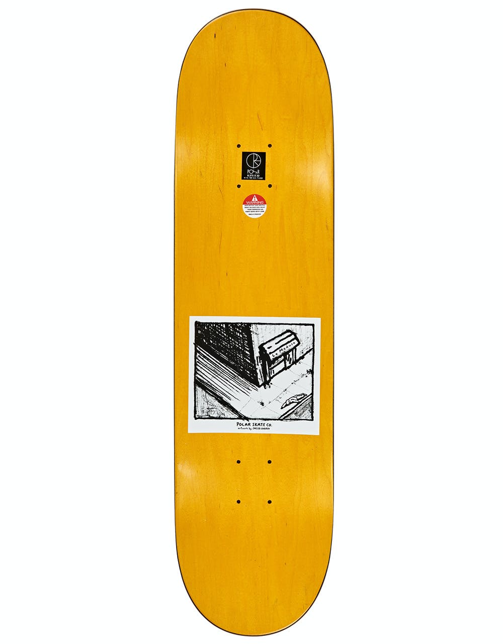 Polar Grund Medusa Desires Skateboard Deck - 8.38" (inc Wheel Wells)