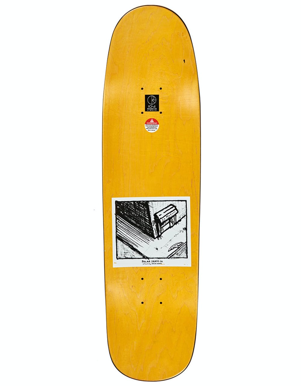 Polar Grund Medusa Desires Skateboard Deck - P9 Shape 8.625"