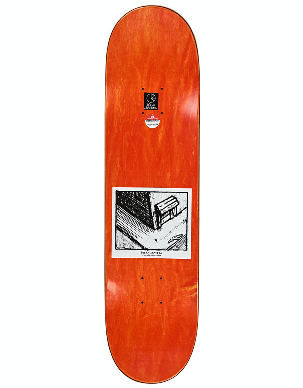 Polar Grund Medusa Desires 'Slick' Skateboard Deck - 8.5"
